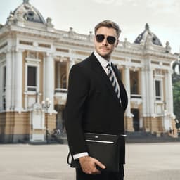 Kính Mắt Vuông Nam LECOS LK20 Gọng Thép Không Gỉ Lái Xe Dạo Phố 3