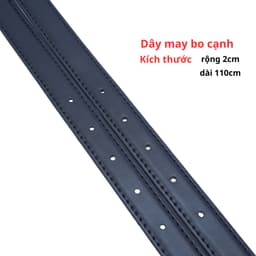 Thắt lưng nữ bản rộng 2cm may cạnh, dây nịt nữ chữ H, chữ G thời trang N2C2F 4