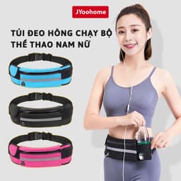 Túi Chạy Bộ Thể Thao Đi Xe Đạp Leo Núi Chống Nước JYoohome Đai Đeo Bụng Đựng Điện Thoại Nước Uống 1