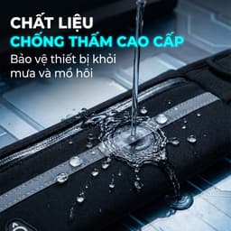 Túi Chạy Bộ Thể Thao Đi Xe Đạp Leo Núi Chống Nước JYoohome Đai Đeo Bụng Đựng Điện Thoại Nước Uống 6