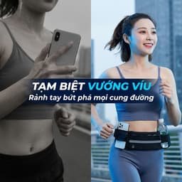 Túi Chạy Bộ Thể Thao Đi Xe Đạp Leo Núi Chống Nước JYoohome Đai Đeo Bụng Đựng Điện Thoại Nước Uống 2