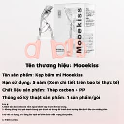 Mooekiss  Kẹp mi giúp mi cong và giữ nếp lâu dài. 8