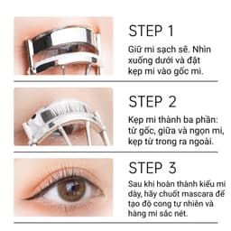 Mooekiss  Kẹp mi giúp mi cong và giữ nếp lâu dài. 7