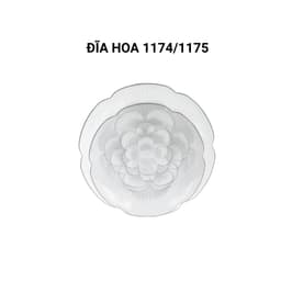 Đĩa Nhựa Trong Suốt Việt Nhật Hokori 1170/1/2/3/4/5, Đĩa Hoa Đựng Trái Cây Trang Trí - DOMUS 4