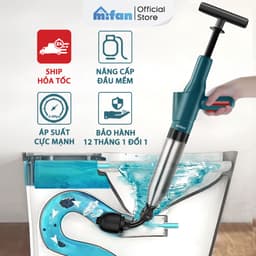 "Súng Thông Tắc Bồn Cầu & Chậu Rửa Mới MIFAN - Khí Nén AGT 8kg, Nhựa ABS Cao Cấp" 1
