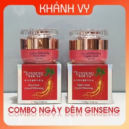[SIÊU SALE] COMBO ngày đêm RED GINSENG, mờ nám tàn nhang và dưỡng trắng da, mỹ phẩm nhân sâm Hàn Quốc. 1