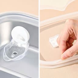 hộp cơm inox 304 2 ngăn dung tích 1000ml có nắp VINBEO 5