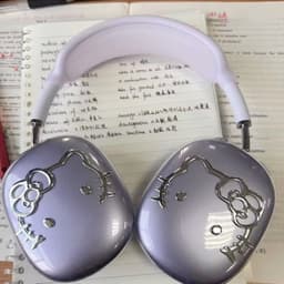 nhãn dán Hello Kitty 3D cho máy tính, tai nghe, xe điện, ô tô 3