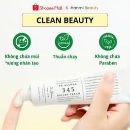 Kem Dưỡng Ẩm Phục Hồi Da Thuần Chay Dr.Althea 345 Relief Cream Prettyskin Hàn Quốc Tuýp 50ml 4