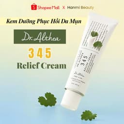 Kem Dưỡng Ẩm Phục Hồi Da Thuần Chay Dr.Althea 345 Relief Cream Prettyskin Hàn Quốc Tuýp 50ml 8