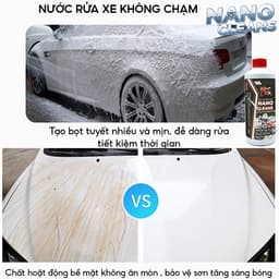 Xịt Vệ Sinh Nội Ngoại Thất Ô Tô Đa Năng NANO CLEANS 500ml – Làm Sạch Ghế, Taplo, Trần Xe, Vỏ Xe 6