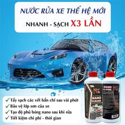 Xịt Vệ Sinh Nội Ngoại Thất Ô Tô Đa Năng NANO CLEANS 500ml – Làm Sạch Ghế, Taplo, Trần Xe, Vỏ Xe 7