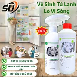 Xịt Vệ Sinh Tủ Lạnh Đa Năng SU X5 Cleaner 500ml – Khử Mùi, Tẩy Sạch Mảng Bám, Diệt Khuẩn 5