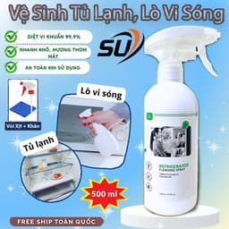 Xịt Vệ Sinh Tủ Lạnh Đa Năng SU X5 Cleaner 500ml – Khử Mùi, Tẩy Sạch Mảng Bám, Diệt Khuẩn 7
