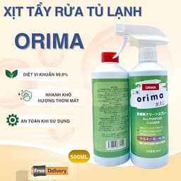 Xịt Vệ Sinh Tủ Lạnh Đa Năng ORIMA 500ml – Khử Mùi, Tẩy Sạch Mảng Bám, Diệt Khuẩn 1