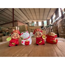 Cụ Rồng Hút Lộc Bình An - Ông Thần Tài, Hũ lộc Vàng, Mèo Vẫy Nhựa, Mèo Đèn Led [VINBEO] 1