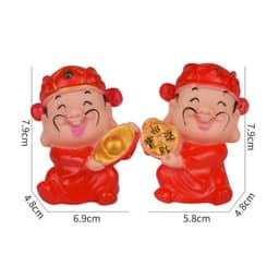 Cụ Rồng Hút Lộc Bình An - Ông Thần Tài, Hũ lộc Vàng, Mèo Vẫy Nhựa, Mèo Đèn Led [VINBEO] 6