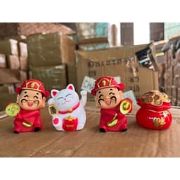 Cụ Rồng Hút Lộc Bình An - Ông Thần Tài, Hũ lộc Vàng, Mèo Vẫy Nhựa, Mèo Đèn Led [VINBEO] 4