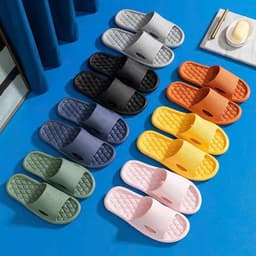 Dép Xốp Đi trong nhà, Văn Phòng EVA họa tiết TĂM TRÁM chống trơn trượt, chống nước 2