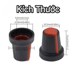 Set 6 Núm chiết áp nhựa điều chỉnh control Diy - 2