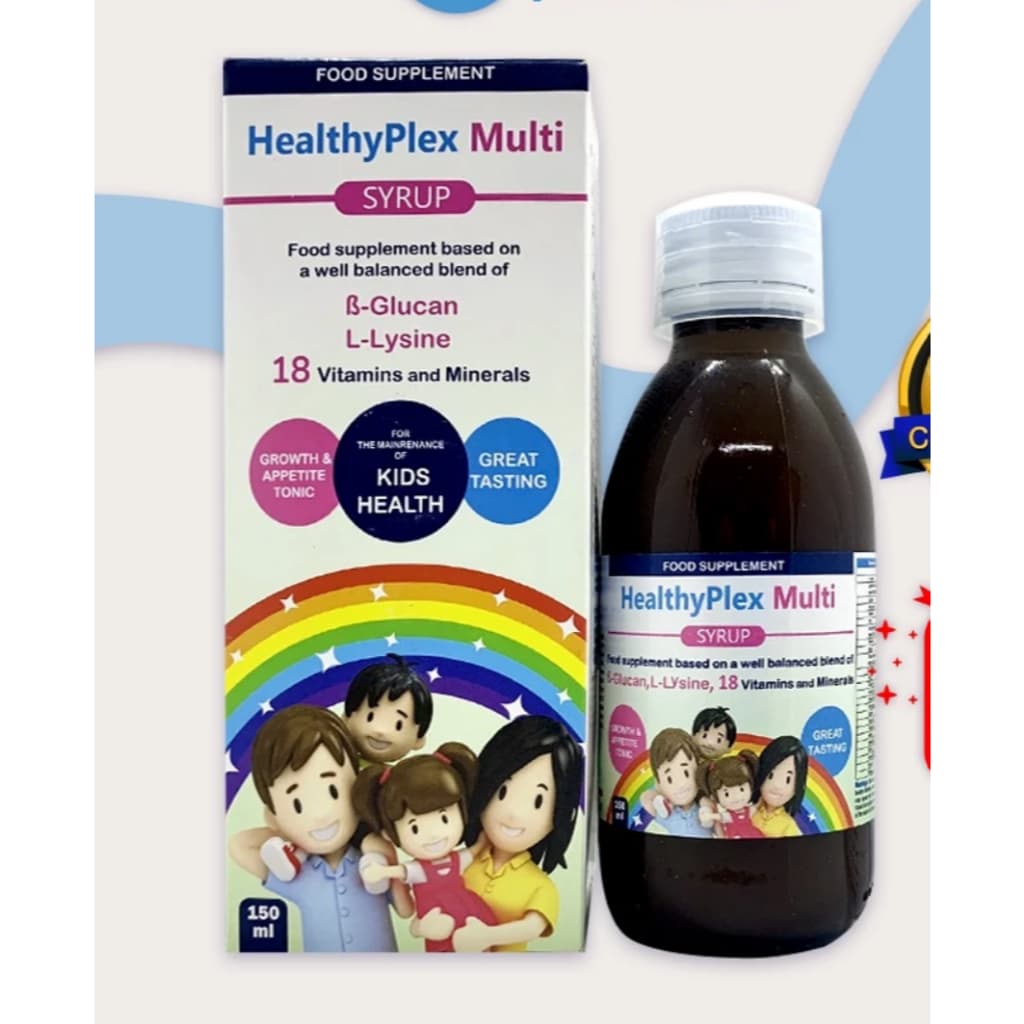 Healthyplex multi 150ml  bổ sung vitamin & khoáng chất,giúp bé ăn ngon, hỗ trợ tăng sức đề kháng,> BUN BUN SHOP