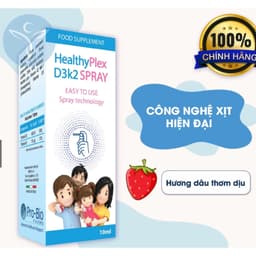 Healthyplex D3K2 Spray (hộp 10 ml)- Vitamin D3 k2 cho bé, giúp tăng chiều cao tốt. > BUN BUN SHOP 3
