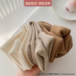 Set 5 Đôi Tất Lót Lông Siêu Ấm Mùa Đông Giữ Nhiệt Đại Hàn Nhiều Màu TN1 8