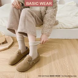 Set 5 Đôi Tất Lót Lông Siêu Ấm Mùa Đông Giữ Nhiệt Đại Hàn Nhiều Màu TN1 3