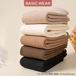 Set 5 Đôi Tất Lót Lông Siêu Ấm Mùa Đông Giữ Nhiệt Đại Hàn Nhiều Màu TN1 9