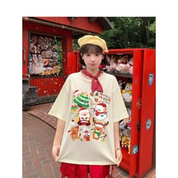 Áo Thun HY KORÉ Họa Tiết Giáng Sinh Santa 2026 Form Rộng Localbrand Oversize Unisex Vải Cotton 75% Nam Nữ Mặc Đẹp 4