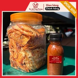 [Tặng Chai Sốt Chấm Mắm Me] Khô Cá Mú Nướng Muối Ớt Ăn Liền, Nhâm Nhi Cùng Bạn Bè, Khô Cá Mú Nướng Hũ 500Gr 7