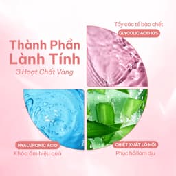 Toner Glycolic Acid 10% Compliment - Dưỡng Ẩm, Cân Bằng Độ pH, Mờ Thâm Nám, Tái Tạo Làn Da 200ml 4