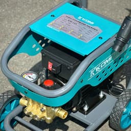 Máy Rửa Xe 3200W KOMI KM-34S lõi đồng 100% có bánh xe di chuyển tiện lợi, lưu lượng 11L/p có CB chống giật BH 12 tháng 6