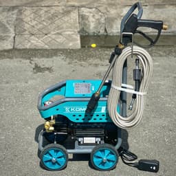 Máy Rửa Xe 3200W KOMI KM-34S lõi đồng 100% có bánh xe di chuyển tiện lợi, lưu lượng 11L/p có CB chống giật BH 12 tháng 4