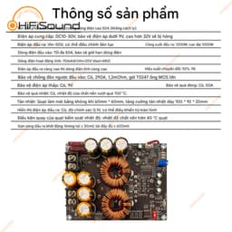Mạch tăng áp 1200W 50A Mô-đun cấp nguồn tăng cường dòng điện cao Cuộn cảm kép Nguồn điện gợn thấp cho âm thanh PW1200 5