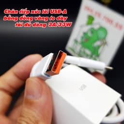 [Chính Hãng] Cáp Sạc Nhanh 33W Xia0mi 3A Mi Turbo Charge USB Type-C Lõi Cam ZIN 4
