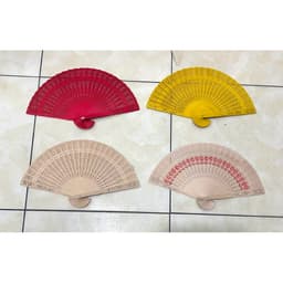 Combo 10c Quạt Gô Hương Xêp Quạt Trâm Cô Trang, Múa Văn Nghệ, Làm Tháp Bánh, Quà Cưới, Phụ Kiện Chụp Anh Trang Trí 1