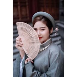 Combo 10c Quạt Gô Hương Xêp Quạt Trâm Cô Trang, Múa Văn Nghệ, Làm Tháp Bánh, Quà Cưới, Phụ Kiện Chụp Anh Trang Trí 3