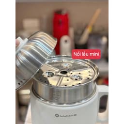 Nồi lẩu điện đa năng Lumias LM-PM606 dung tích 1,6L kèm xửng hấp inox Bảo Hành 12 tháng 8