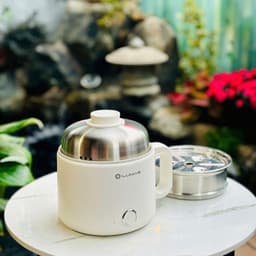 Nồi lẩu điện đa năng Lumias LM-PM606 dung tích 1,6L kèm xửng hấp inox Bảo Hành 12 tháng 6