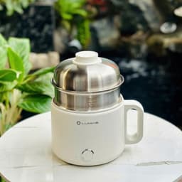 Nồi lẩu điện đa năng Lumias LM-PM606 dung tích 1,6L kèm xửng hấp inox Bảo Hành 12 tháng 5