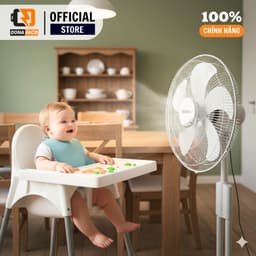 Quạt sàn Senko SL1830 5 cánh 75W gió mạnh chính hãng điều chỉnh chiều cao bảo hành 24 tháng 8