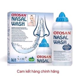 Otosan Nasal Wash Kit (1 bình rửa mũi 240ml và 30 gói muối) Làm Sạch Khoang Mũii,> BUN BUN SHOP 1