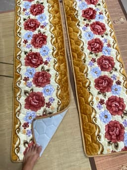 Thảm ghế trường kỷ dài 1m8 ngang 48cm. thảm ghế êm mềm thoải mái chuẩn kích thước 6