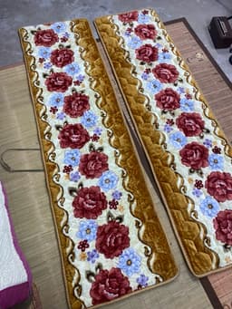 Thảm ghế trường kỷ dài 1m8 ngang 48cm. thảm ghế êm mềm thoải mái chuẩn kích thước 4