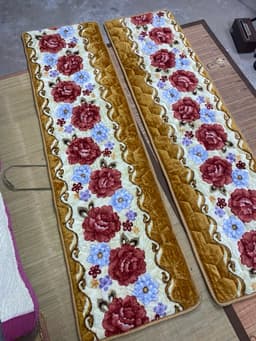 Thảm ghế trường kỷ dài 1m8 ngang 48cm. thảm ghế êm mềm thoải mái chuẩn kích thước 2