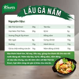 [Livestream] Combo 2 Hộp Bột Thịt Gà Knorr Professional 1kg - Chuyên Dùng Cho Nấu Ăn 5