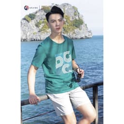 Áo Thun Ngắn Tay Dáng Suông In Họa Tiết DGC Chất liệu thoáng mát - SATBA06M 4