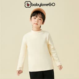 Áo giữ nhiệt Ultra Warm cho bé trai bé gái BabyloveGO áo thu đông dài tay cao cổ lọ ấm áp 3