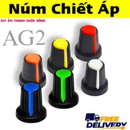 Set 6 Núm chiết áp nhựa điều chỉnh control Diy - 1